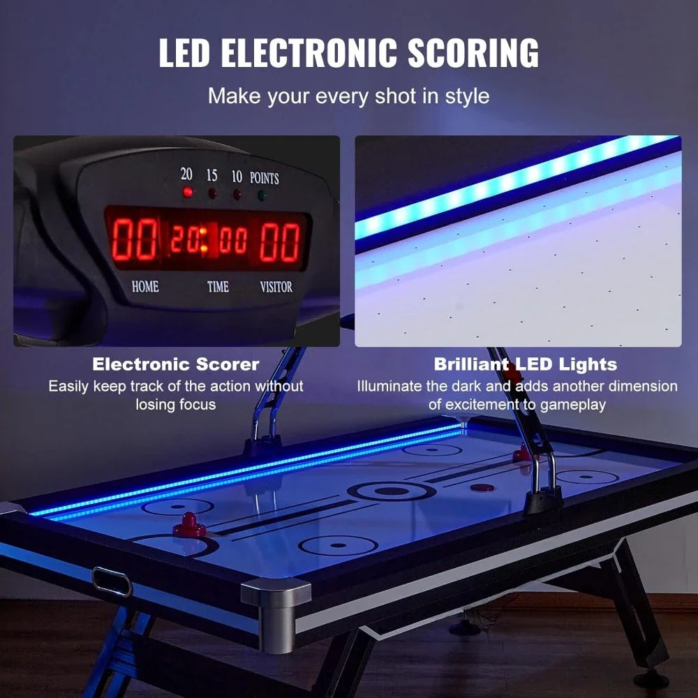 Air Hockey Table, 89" Indoor Hockey Table