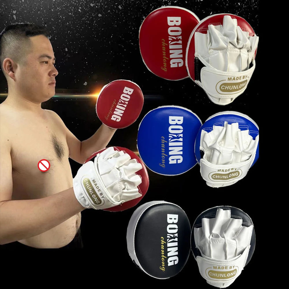 PU Leather Kick Boxing Gloves