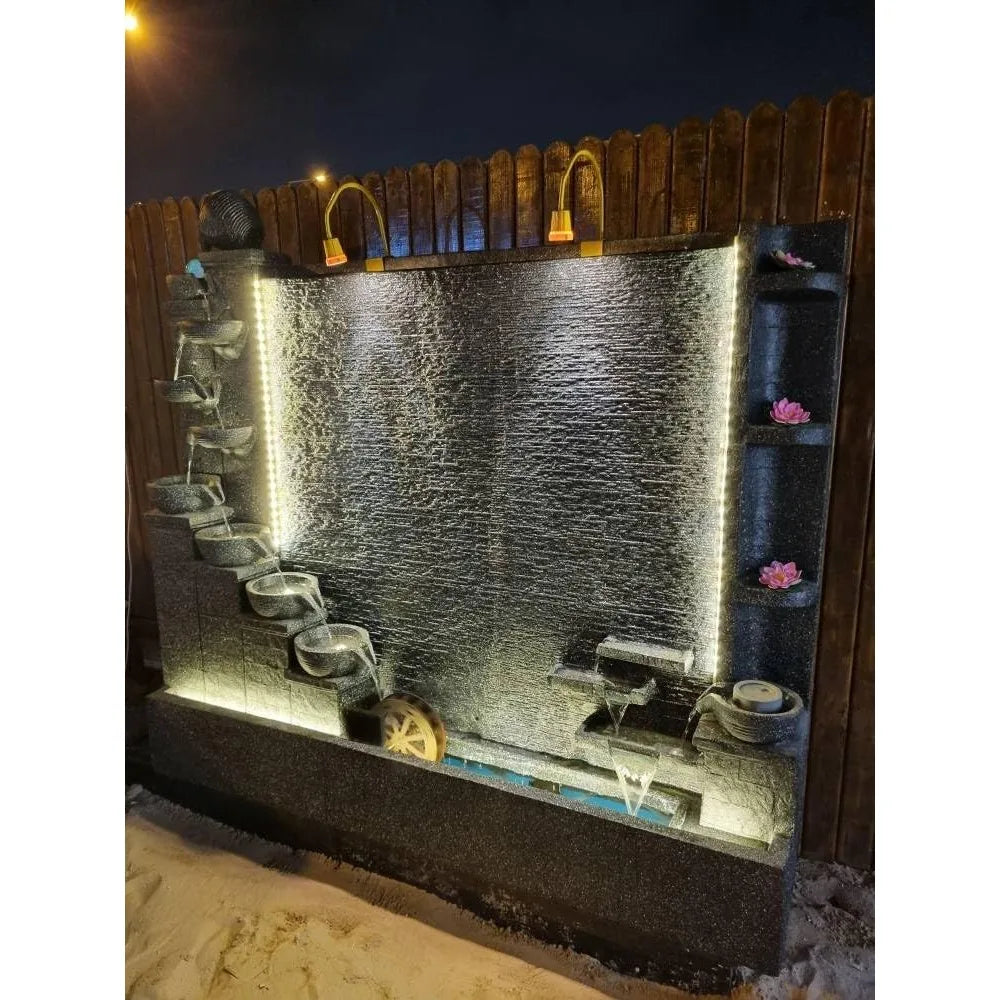 Outdoor Rock Concrete Fountain/Waterfall