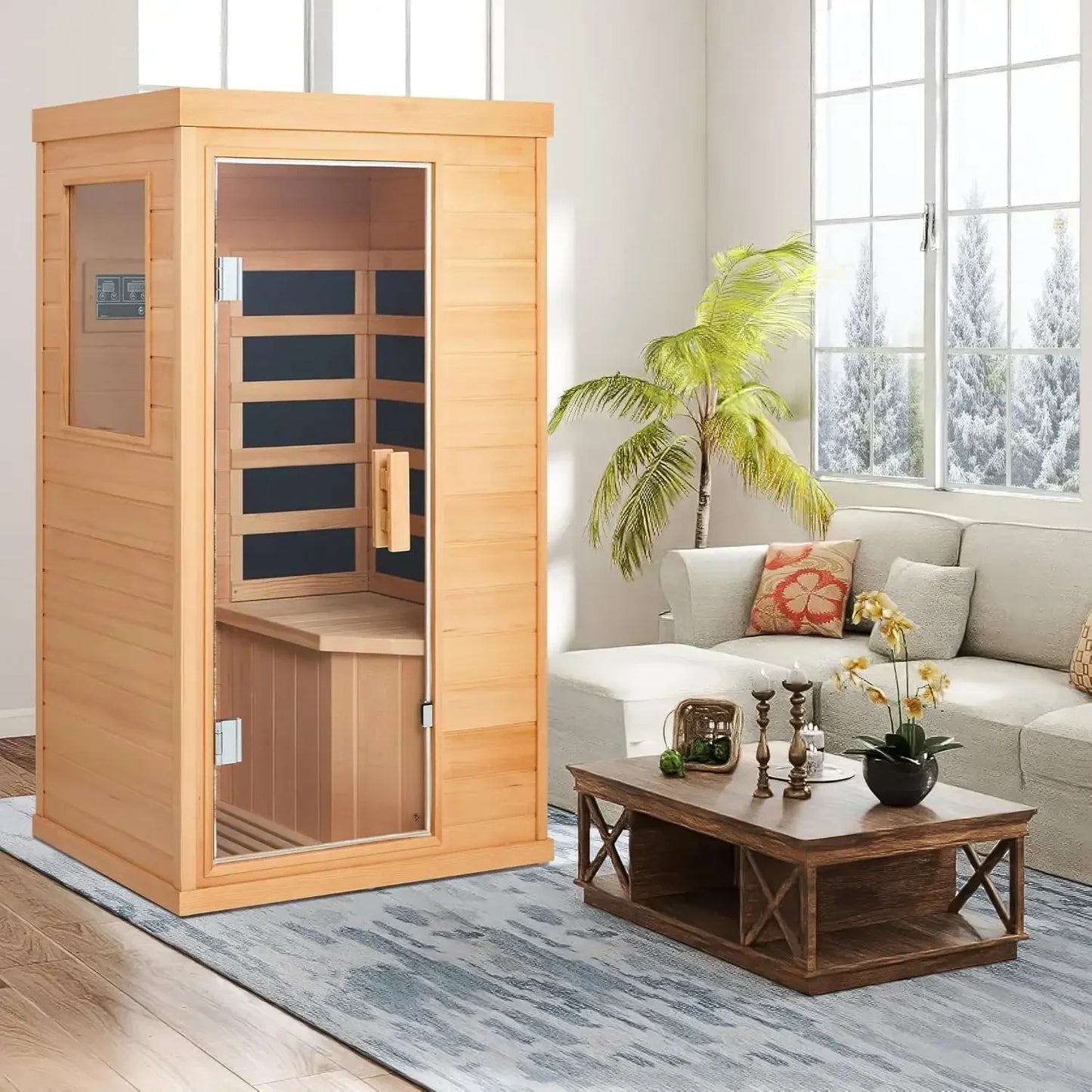 Steam Sauna,with 2300W Stove Heater