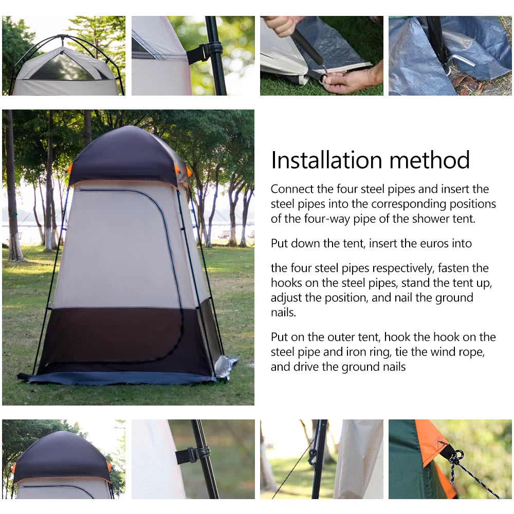 Portable Shower Tent for Outdoor Bathing Camping