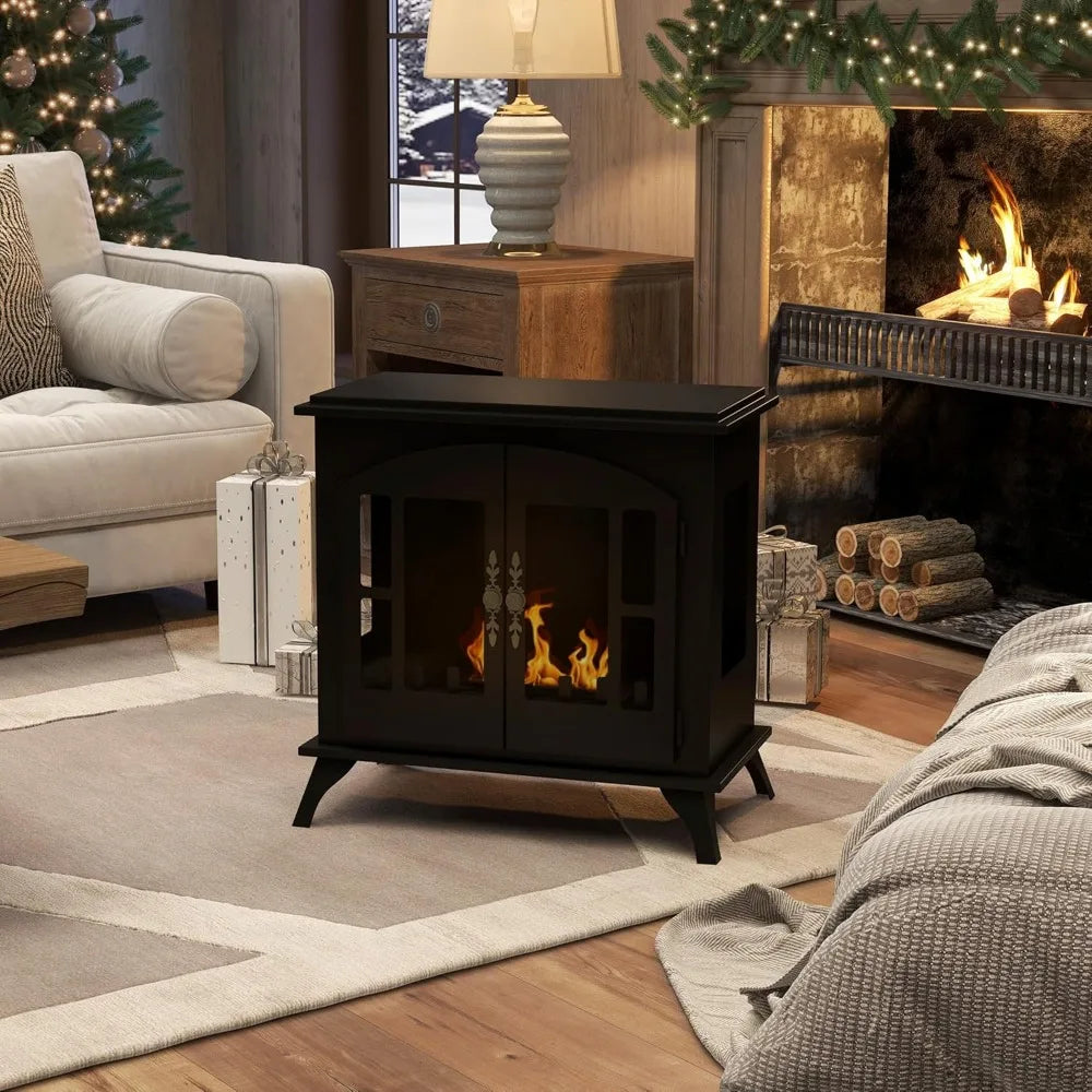 Ethanol Fireplace/Freestanding Stove with Flame Snuffer,