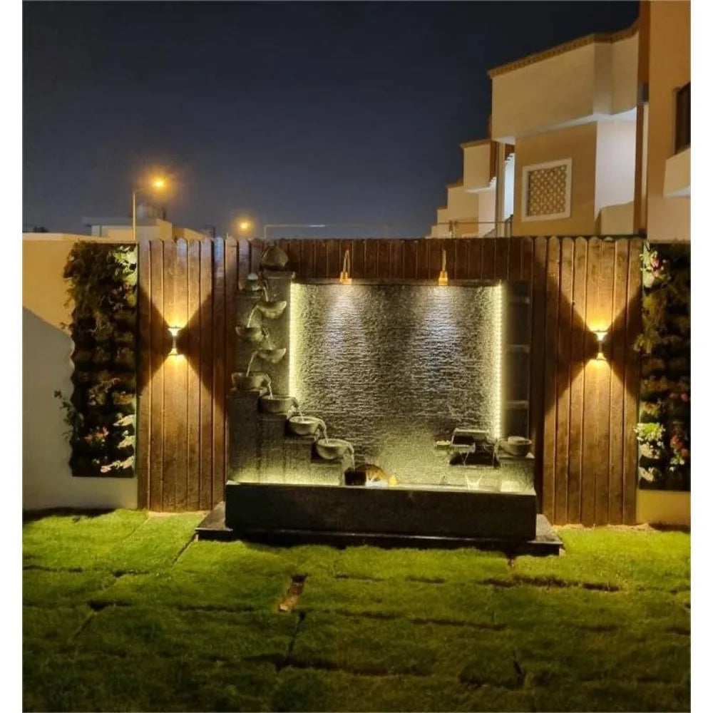 Outdoor Rock Concrete Fountain/Waterfall