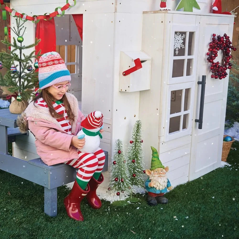 Modern Outdoor Wooden Playhouse