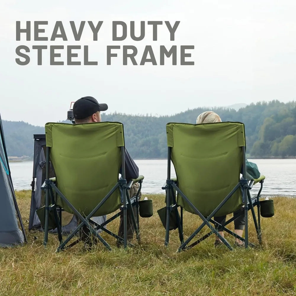 Oversized Folding Camping Chair - Supports up to 500lbs