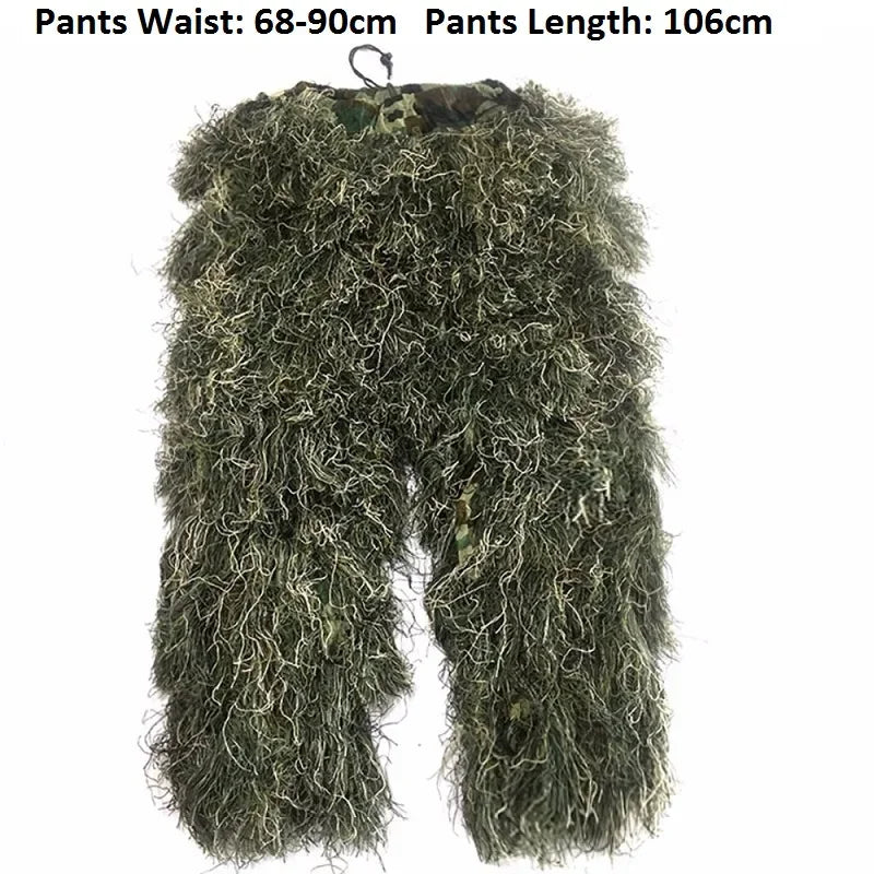 5pcs Camouflage Ghillie Sui