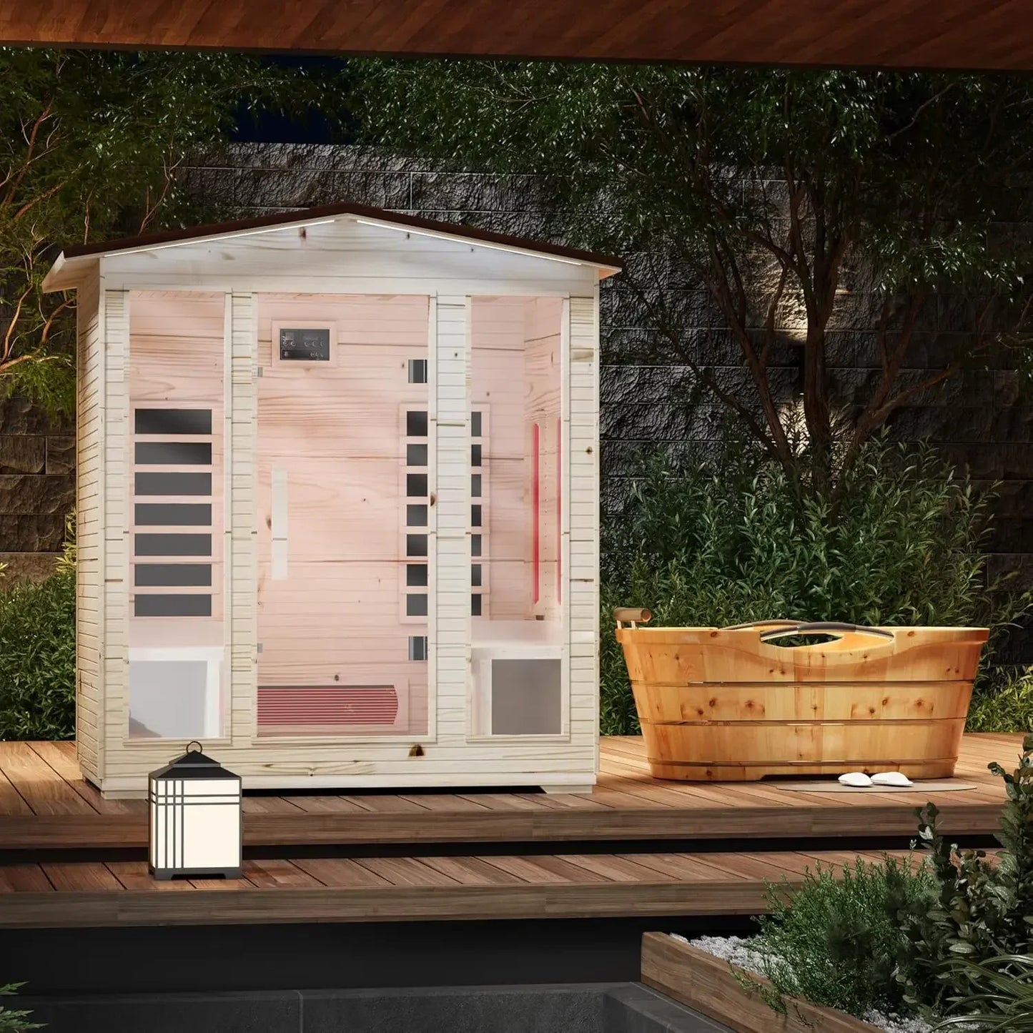 Steam Sauna,with 2300W Stove Heater