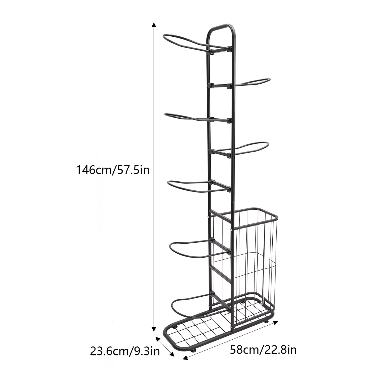 Household Kid's Ball Storage Rack