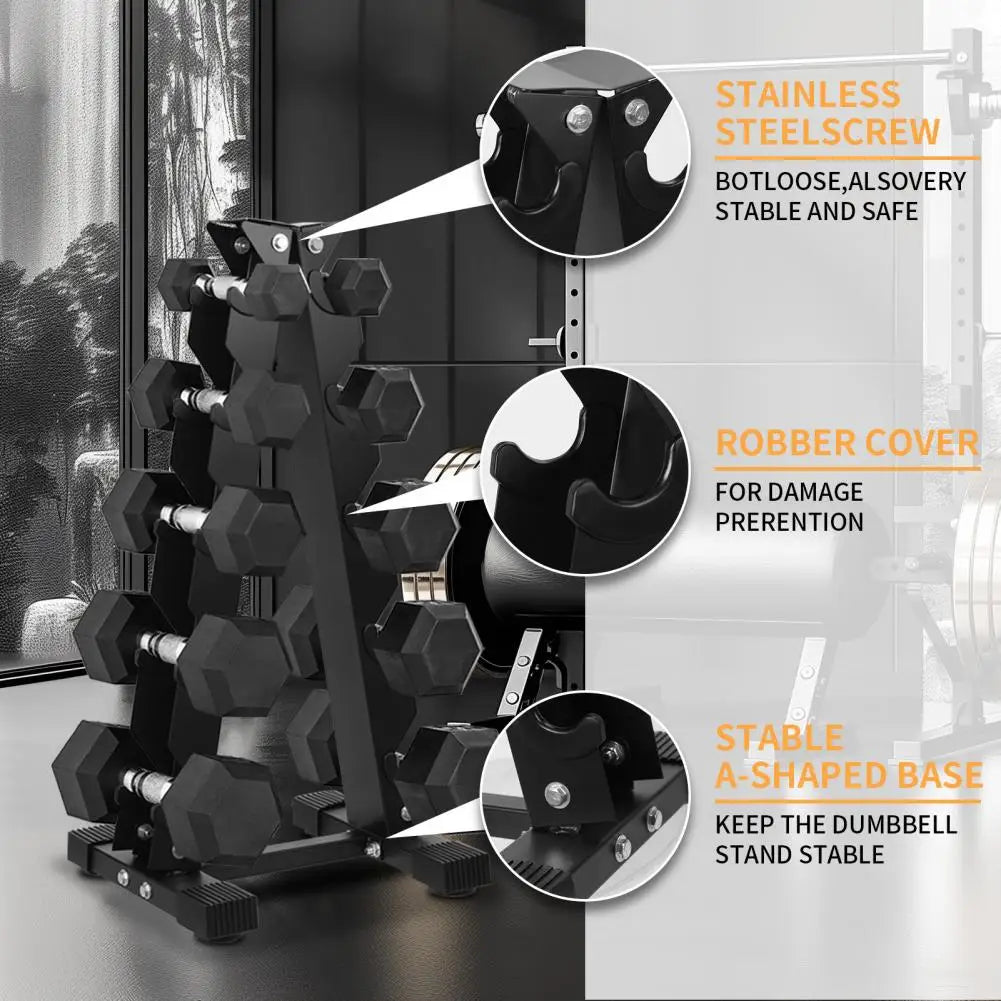 5-Tiers Dumbbell Rack