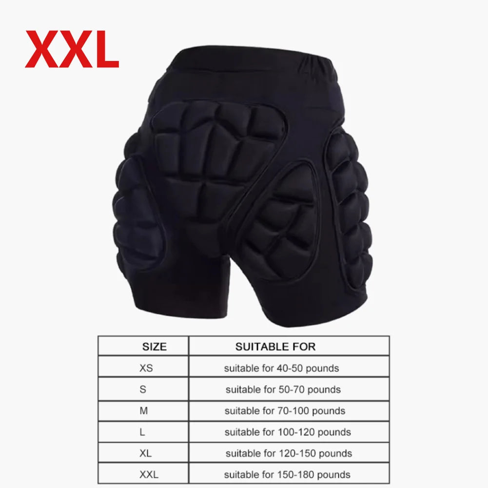 3D Ski Hip Protector Pants