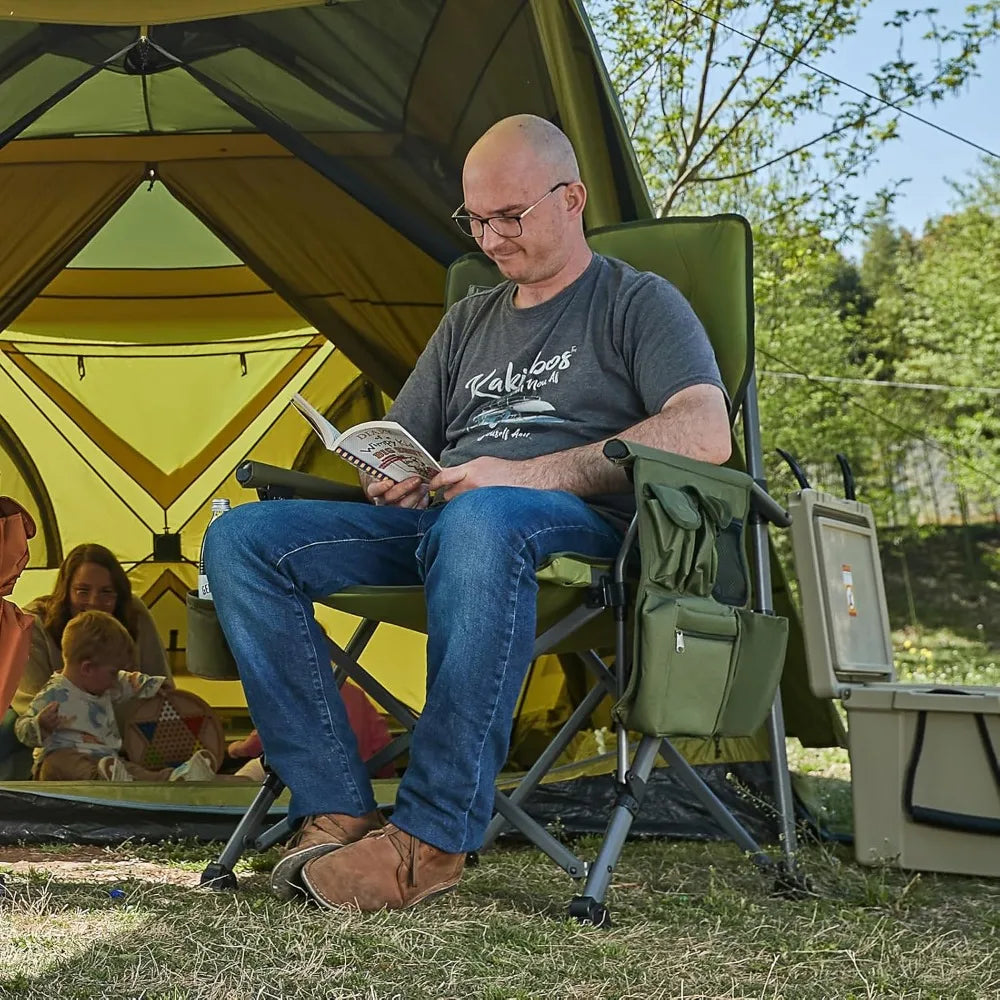 Oversized Folding Camping Chair - Supports up to 500lbs