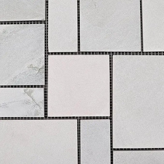 Slate Stone Interlocking Deck Tile Set