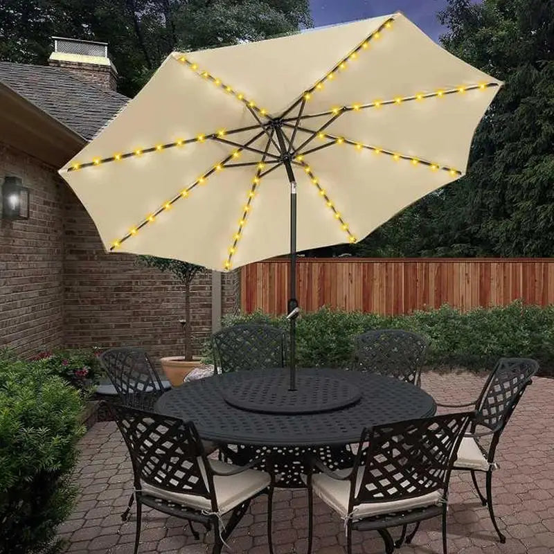 Solar LED Lights for Hanging Candilever Umbrella