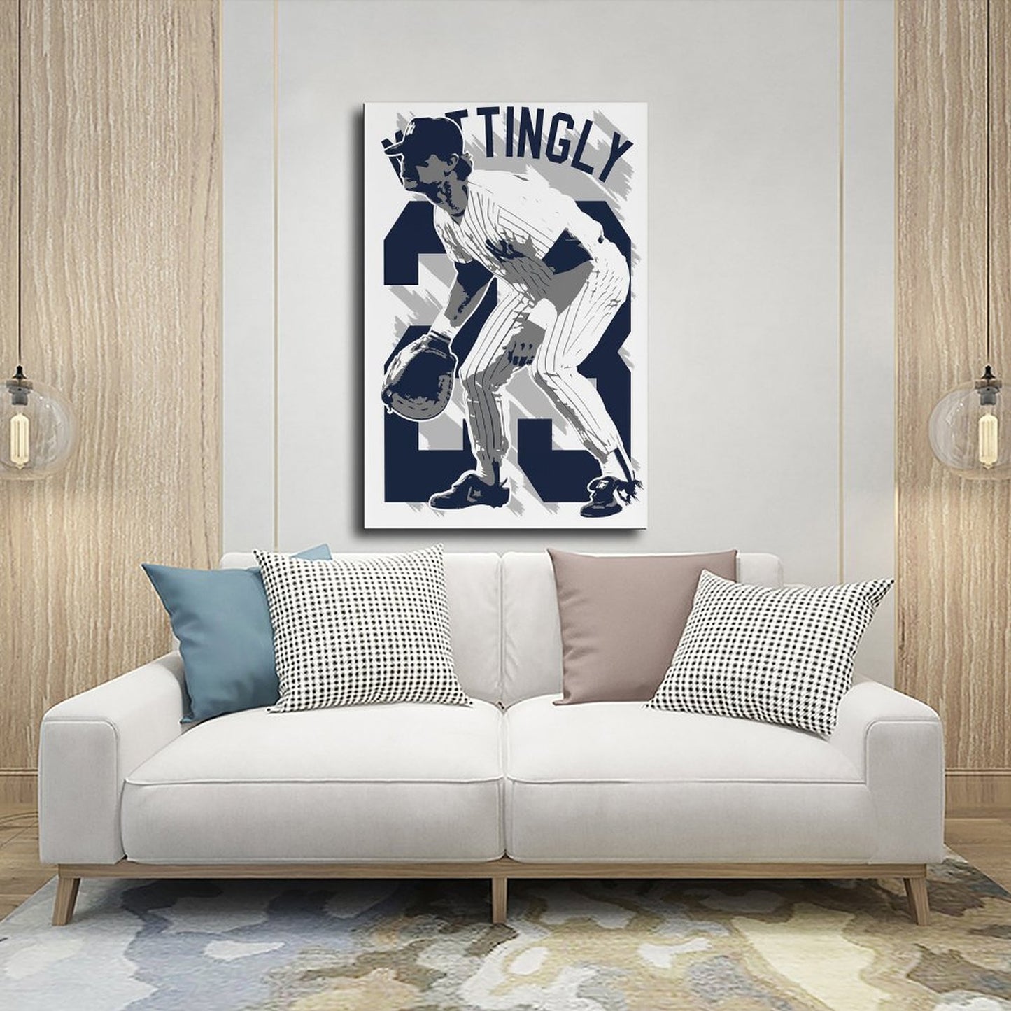 Don Mattingly Canvas Wall Art - Classic Sports Poster