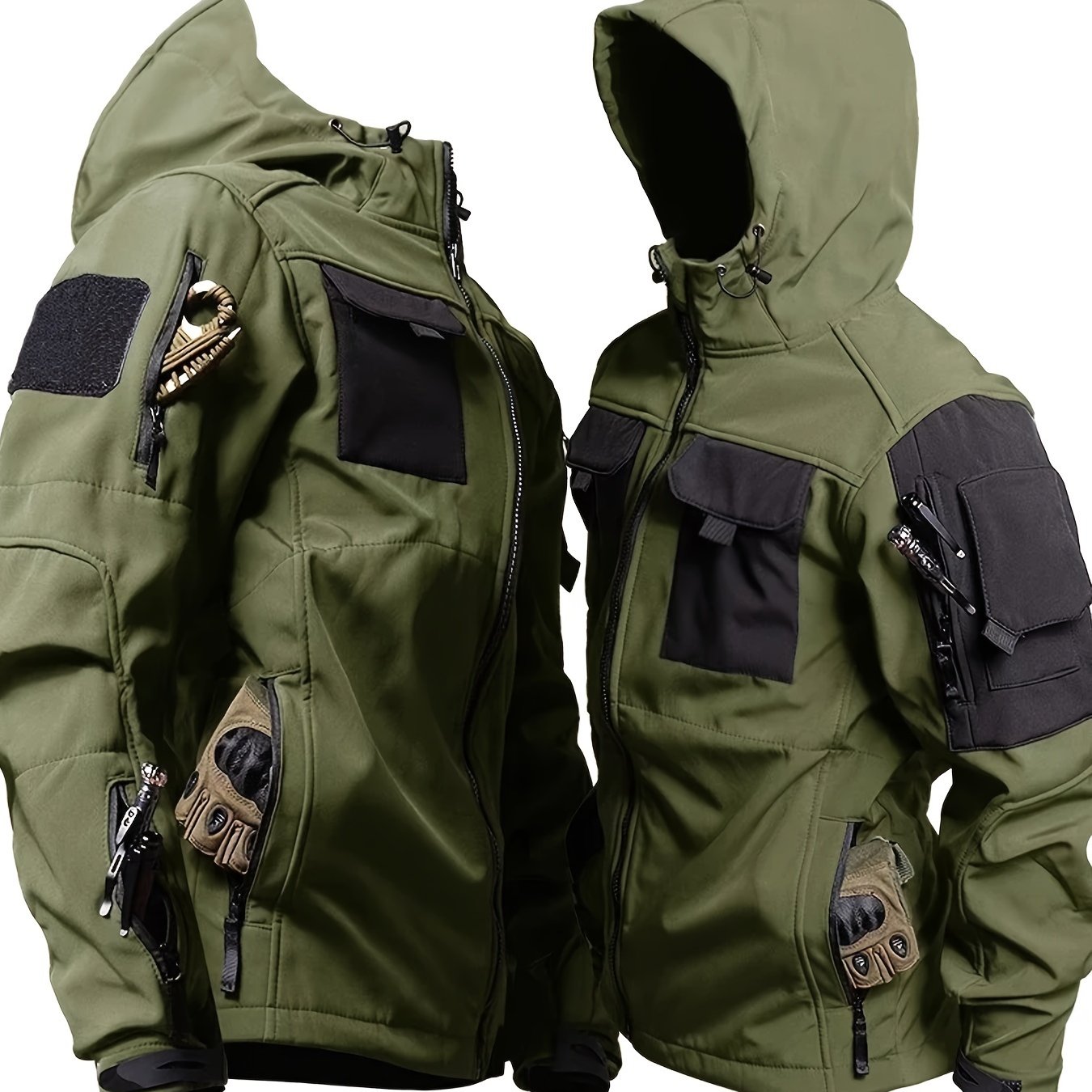 Men's Outdoor Jacket with Hood,