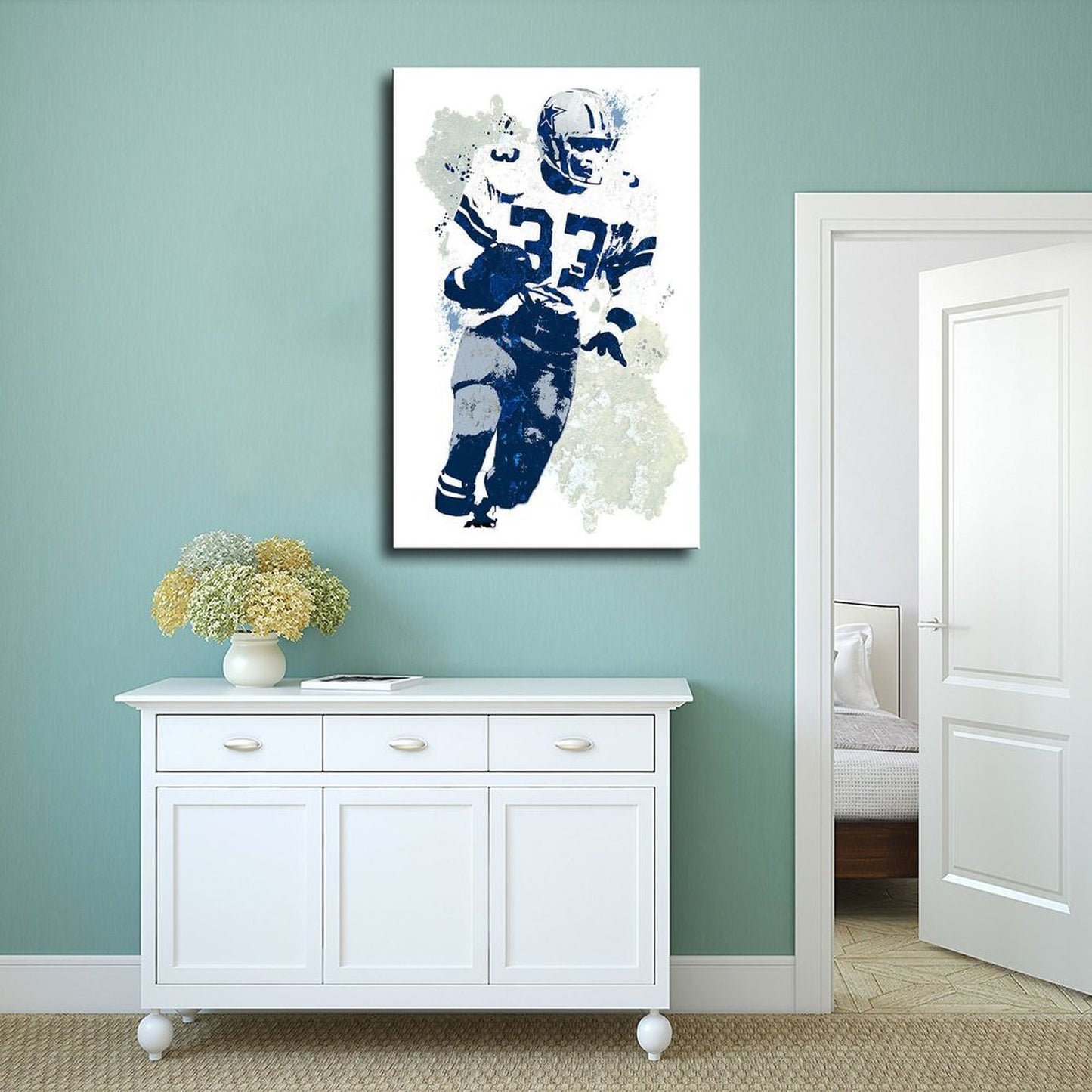 Tony Dorsett Canvas Poster