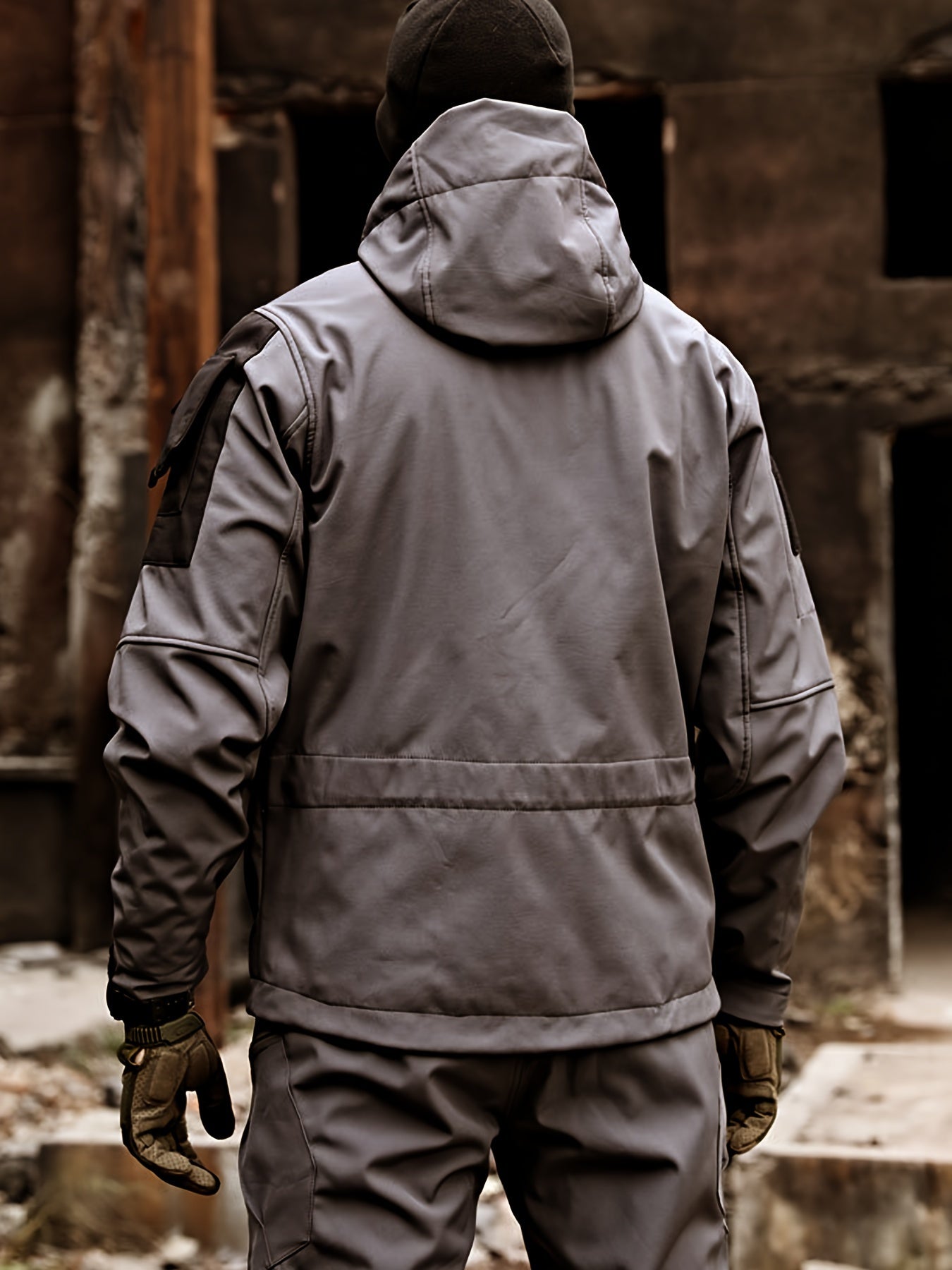 Men's Outdoor Jacket with Hood,