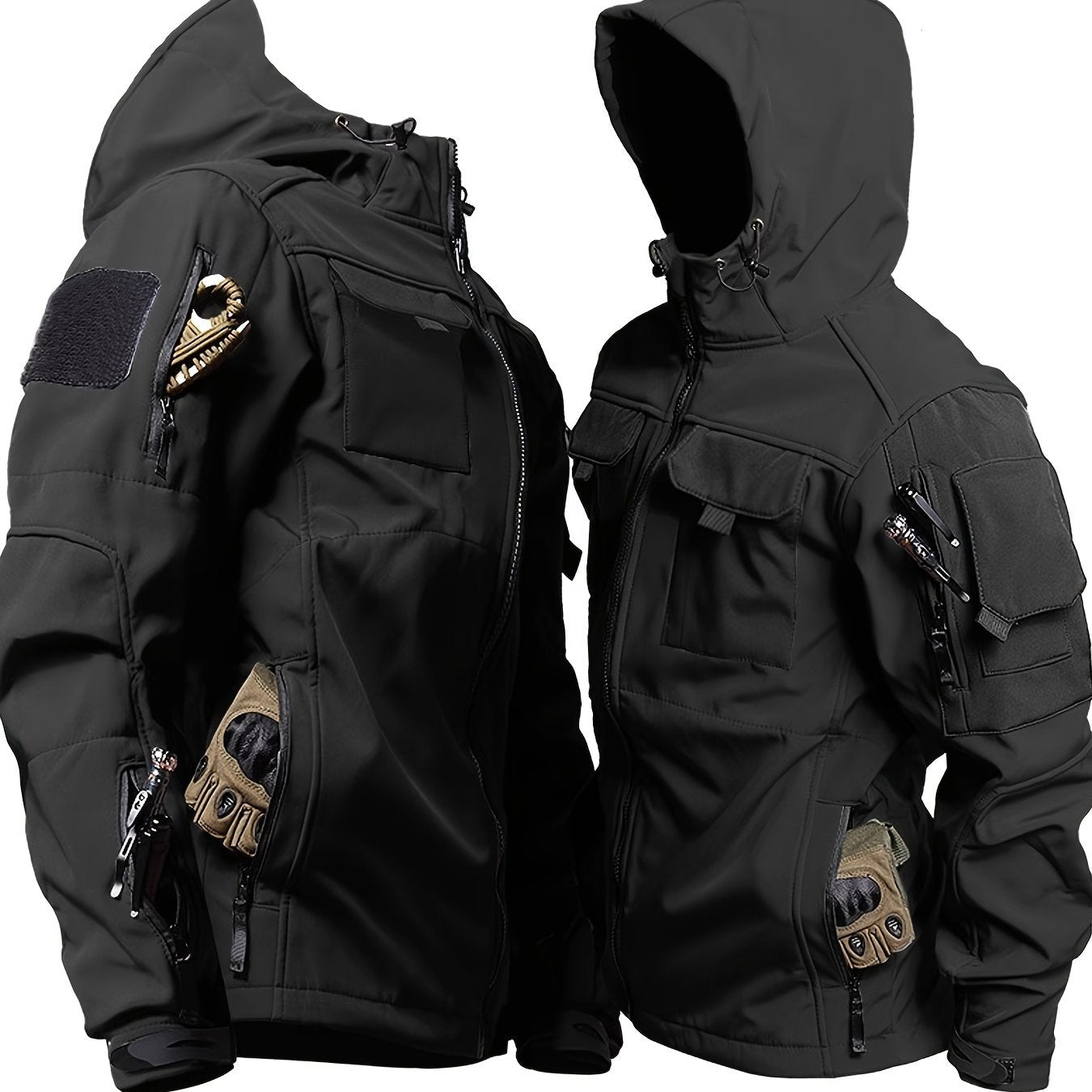 Men's Outdoor Jacket with Hood,